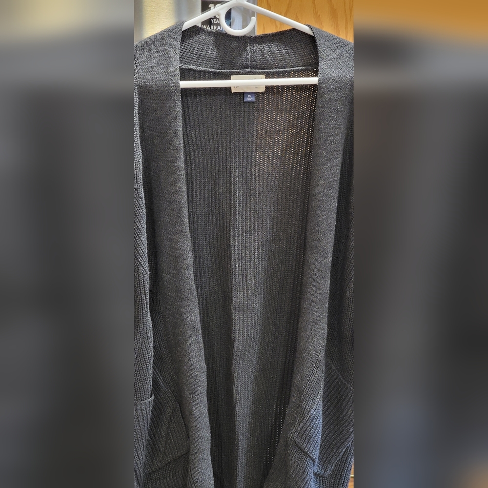 Universal Thread Dark Grey Extra Long Cardigan Sw… - image 7